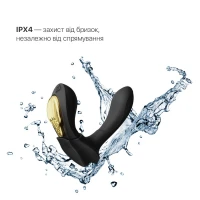 Смарт-вібратор у трусики Zalo - AYA Obsidian Black, насадка та пульт ДК — Переглянути зображення 5