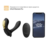 Смарт-вібратор у трусики Zalo - AYA Obsidian Black, насадка та пульт ДК — Переглянути зображення 2