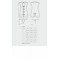 Эротический костюм стюардессы Obsessive Stewardess 3 pcs grey S/M, серый, платье, стринги, пилотка — Просмотреть изображение 7