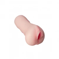Мастурбатор-вагіна Wooomy Jeeez Masturbator Vagina, м’які відкриті губи, 11,6х5,4 см — Переглянути зображення 1