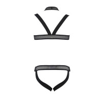 Комплект чоловічої білизни з кріпленнями Passion 043 JACOB XXL/XXXL Black, труси, шлейки — Переглянути зображення 6