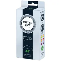 Презервативи Mister Size - pure feel - 47 (10 condoms), товщина 0,05 мм — Переглянути зображення 2