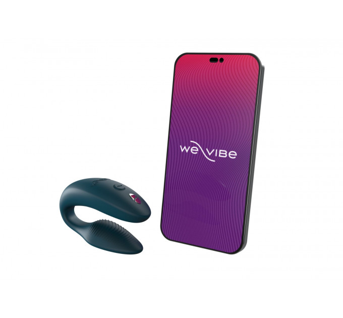 Смарт-вібратор для пар We-Vibe Sync 2 Green Velvet, 10 віброрежимів, пульт ДК