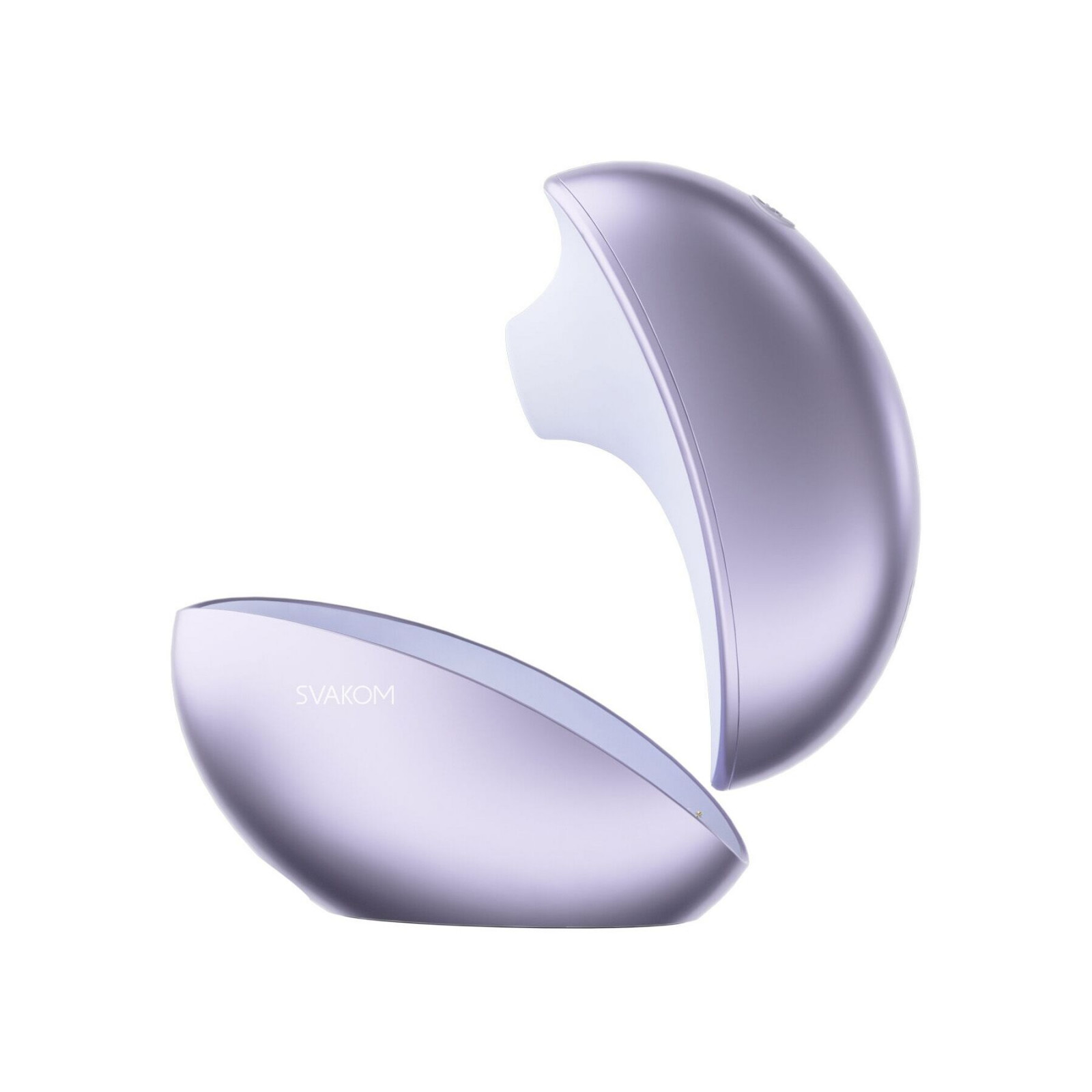 Вакуумный клиторальний смарт-стимулятор Svakom Pulse Galaxie Metal Lilac, проектор звездного неба