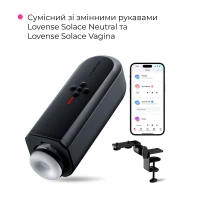 Інтерактивний смарт-мастурбатор Lovense Solace, до 280 фрикцій на хвилину, до 12,5 годин роботи — Просмотреть изображение 8