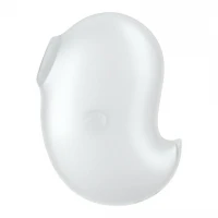 Вакуумний кліторальний стимулятор з вібрацією Satisfyer Cutie Ghost White — Переглянути зображення 2
