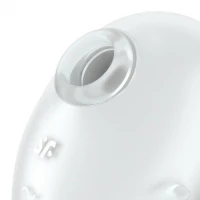 Вакуумний кліторальний стимулятор з вібрацією Satisfyer Cutie Ghost White — Переглянути зображення 4
