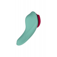 Вибратор в трусики FairyGasm HeartGem green, на магните, пульт ДУ