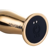 Вібромасажер простати LOCKINK SEVANDA Eros, золотистий, 10 режимів, пульт ДК, знімна присоска — Переглянути зображення 7