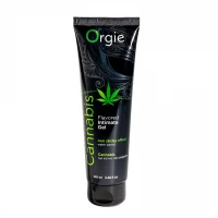 Лубрикант на водній основі Orgie Lube Tube Cannabis, 100 мл, їстівний, з олією насіння конопель — Переглянути зображення 1