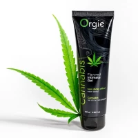 Лубрикант на водній основі Orgie Lube Tube Cannabis, 100 мл, їстівний, з олією насіння конопель — Переглянути зображення 6
