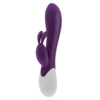 Вібратор-кролик S Pleasures Premium Corabi Rabbit, фіолетовий, вушка для клітора, 16 режимів, нагрів — Переглянути зображення 1