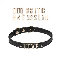 Чокер Liebe Seele DIY Choker with 21 Removable Letters, знімні букви, 21 буква в комплекті — Переглянути зображення 1