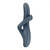 Вібратор з ротацією Satisfyer Heat Flex 4 Grey, підігрів до 39°C — Переглянути зображення 2
