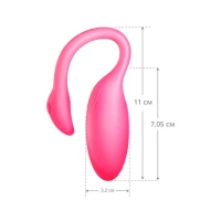Смарт-віброяйце Magic Motion Flamingo Max Pink 2 в 1: віброяйце та тренажер Кегеля, 10 режимів — Переглянути зображення 3