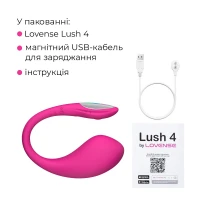 Смарт-віброяйце Lovense Lush 4, дуже потужне, швидке заряджання, LED-підсвічування — Переглянути зображення 20