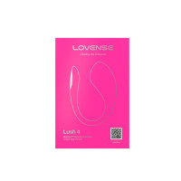 Смарт-виброяйцо Lovense Lush 4, очень мощное, быстрая зарядка, LED-подсветка