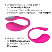 Смарт-віброяйце Lovense Lush 4, дуже потужне, швидке заряджання, LED-підсвічування — Переглянути зображення 6