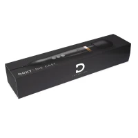 Преміальний вібромасажер DOXY Die Cast матово-чорний, з покриттям із 24-каратного золота — Переглянути зображення 6