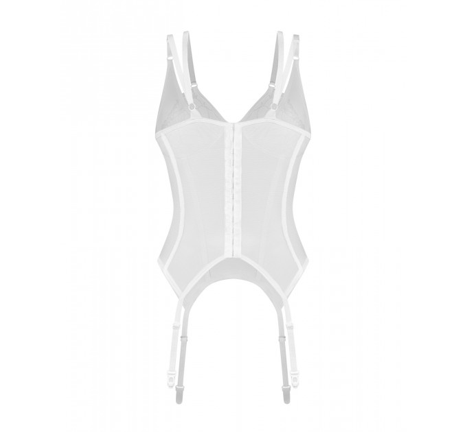 Корсет Obsessive Arrowel White corset 2XL/3XL