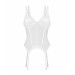 Корсет Obsessive Arrowel White corset 2XL/3XL