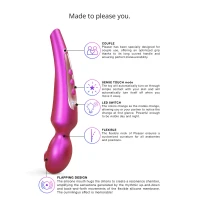 Стимулятор для клітора Love To Love Pleaser Iridescent Berry, ефект постукування, 5 режимів — Переглянути зображення 3