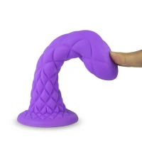Фалоімітатор SilexD Fantasy Liquid Silicone Dreamy 7in Purple — Переглянути зображення 3