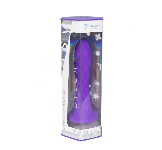 Фалоімітатор SilexD Fantasy Liquid Silicone Dreamy 7in Purple