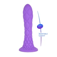 Фалоімітатор SilexD Fantasy Liquid Silicone Dreamy 7in Purple — Переглянути зображення 7