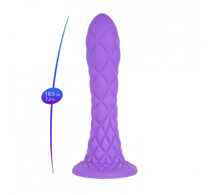 Фалоімітатор SilexD Fantasy Liquid Silicone Dreamy 7in Purple