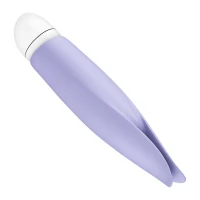 Вібратор з пелюстками Fun Factory VOLITA purple, компактний, дуже тихий, на батарейках — Переглянути зображення 4