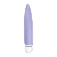 Вібратор з пелюстками Fun Factory VOLITA purple, компактний, дуже тихий, на батарейках — Переглянути зображення 2
