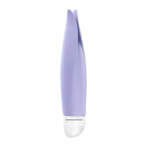 Вібратор з пелюстками Fun Factory VOLITA purple, компактний, дуже тихий, на батарейках