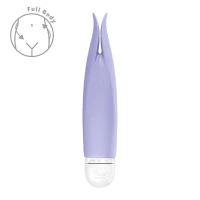 Вібратор з пелюстками Fun Factory VOLITA purple, компактний, дуже тихий, на батарейках — Переглянути зображення 6