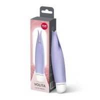 Вібратор з пелюстками Fun Factory VOLITA purple, компактний, дуже тихий, на батарейках — Переглянути зображення 10