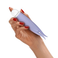 Вибратор с лепестками Fun Factory VOLITA purple, компактный, очень тихий, на батарейках — Просмотреть изображение 5