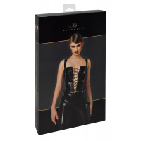 Корсет Noir Handmade F379 Dominae Frontbind PVC Corset Top M — Просмотреть изображение 8