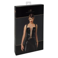 Корсет Noir Handmade F379 Dominae Frontbind PVC Corset Top M — Просмотреть изображение 8