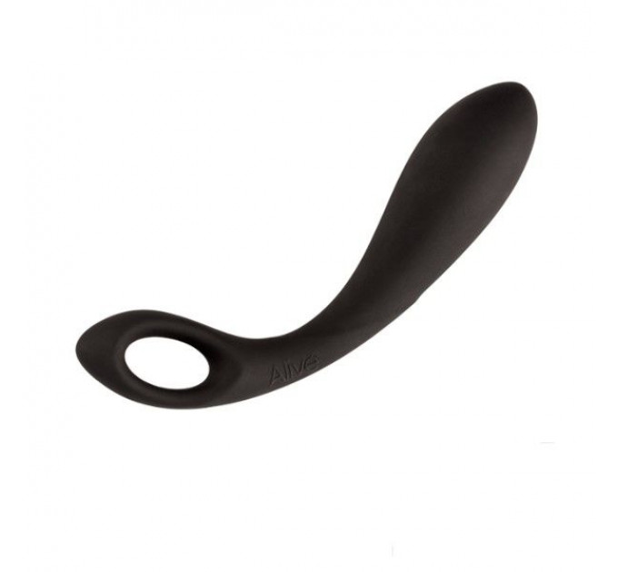 Анальний стимулятор Alive Black Heart, макс. діаметр 3 см