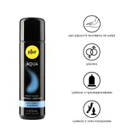 Лубрикант на водній основі pjur Aqua 250 мл, ефект оксамитової шкіри без прилипання — Переглянути зображення 2