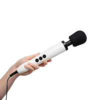 Вібромасажер DOXY Original White, дуже потужний, живлення 220В, пульсівні вібрації Вібромасажер DOXY Original White, дуже потужний, живлення 220В, пульсівні вібрації