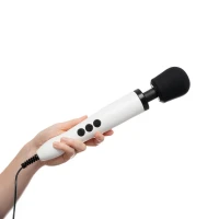 Вібромасажер DOXY Original White, дуже потужний, живлення 220В, пульсівні вібрації — Просмотреть изображение 6