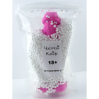 Крафтовое мыло-член с присоской Чистий Кайф Violet size XL, натуральное