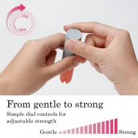 Вібратор-помада IROHA STICK White, плавне збільшення потужності — Переглянути зображення 4