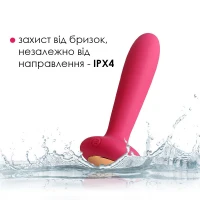 Анальна пробка з вібрацією та підігрівом, пульт ДК Svakom Primo Wine Red — Переглянути зображення 4