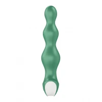 Анальний стимулятор-намистини з двома моторами Satisfyer Lolli-Plug 2 Green — Переглянути зображення 4