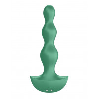 Анальный стимулятор-бусины с двумя моторами Satisfyer Lolli-Plug 2 Green