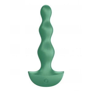 Анальний стимулятор-намистини з двома моторами Satisfyer Lolli-Plug 2 Green