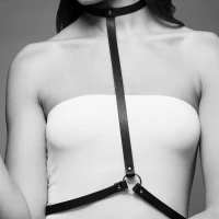 Портупея Bijoux Indiscrets MAZE - I Harness Brown, екошкіра, дуже стильна — Переглянути зображення 3