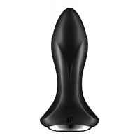 Анальная смарт-вибропробка с жемчужным массажем Satisfyer Rotator Plug 1+ Black